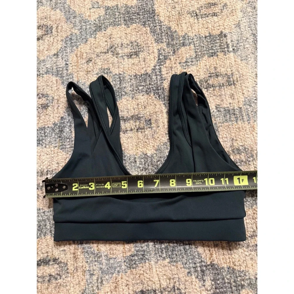 Nike x Skims Double Strap Scoop Bra in Dark Teal Size XS‎ Pristine Condition